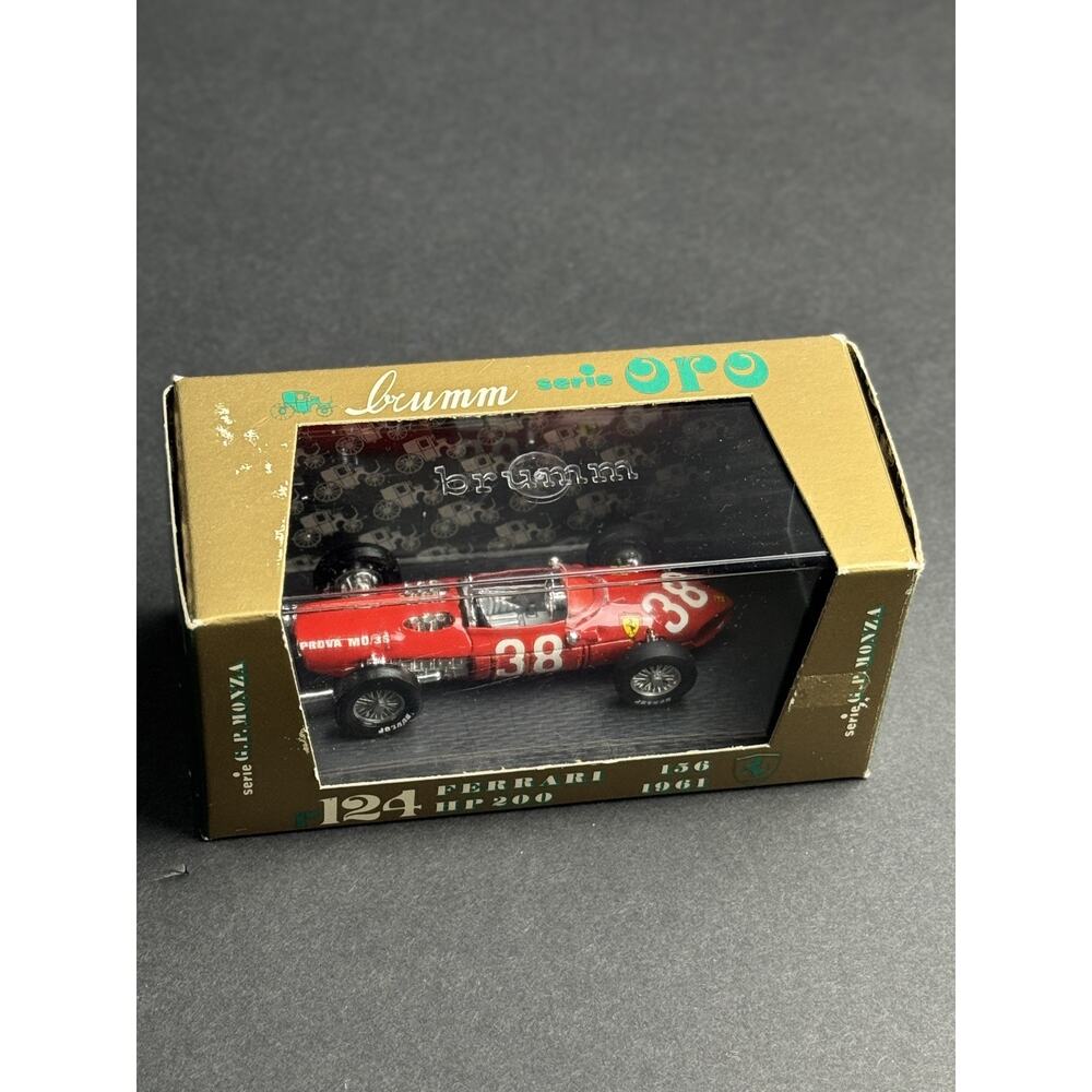 1:43 Brumm R124 Phill Hill Ferrari Tipo 156 'Sharknose' 3rd Place Monaco GP 1961
